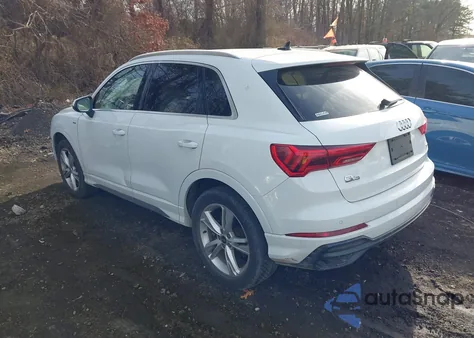 2021 Audi Q3 Premium 45 Tfsi S Line Quattro Tiptronic из США, поврежденный, VIN WA1DECF38M1023977